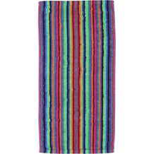 cawö Lifestyle Streifen Handtuch multicolor 50x100 cm dunkel