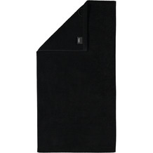 cawö Lifestyle Uni schwarz Handtuch 50 x 100 cm