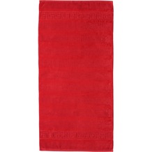 cawö Noblesse Uni Handtuch rot 50x100 cm