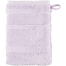 cawö Noblesse Uni lavendel Waschhandschuh 16 x 22 cm
