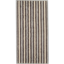 cawö Two-Tone Streifen sand Duschtuch 80 x 150 cm