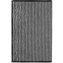 cawö Zoom Streifen schwarz Gästetuch 30 x 50 cm