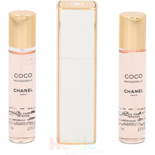 Chanel Coco Mademoiselle Intense Giftset Purse Edp Spray 7ml/2x Edp Refill 7ml 21 ml