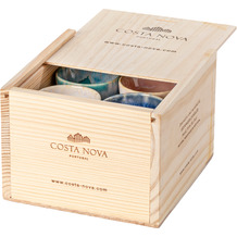 Costa Nova GRESPRESSO Geschenkkiste mit 8 Espressotassen multicolor