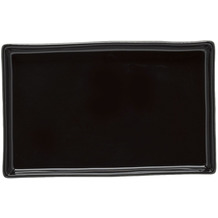 Costa Nova LAGOA ECO-GRÉS Tablett rechteckig 19 cm black