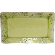 Costa Nova MADEIRA Tablett rechteckig 40 cm lemon green, limettengrün