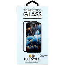Cyoo Displayschutzglas Panzerglas Glas 6D für Apple iPhone 11 Pro Max / XS Max, Schwarz