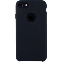 Cyoo Premium Liquid Silicon Hard Cover für iPhone 7 / 8, Schwarz