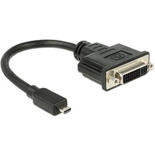 DeLock Adapter HDMI Micro-D Stecker > DVI 24+5 Buchse 20cm