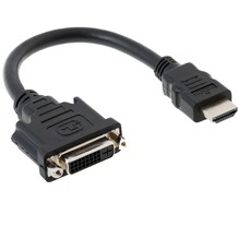 DeLock Adapter HDMI Stecker > DVI 24+1 Buchse, 20 cm