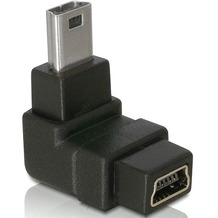 DeLock Adapter USB-B mini 5pin Stecker Buchse 90° gewinkelt