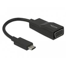 DeLock Adapterkabel USB Type-C™ Stecker > VGA Buchse schwarz