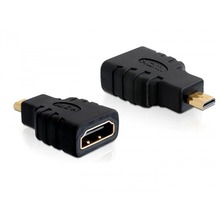 DeLock Adapterstecker Micro-HDMI <> HDMI, schwarz