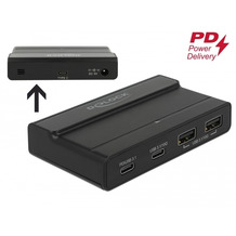 DeLock Externer USB 3.1 2 Port Typ-A und 2 Port Type-C™ Hub mit 10 Gbps