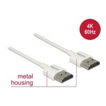 DeLock Kabel HDMI A Stecker > HDMI A Stecker 3D 4K 0,25 cm S