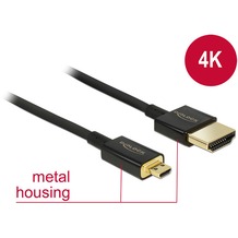 DeLock Kabel HDMI A Stecker > HDMI Micro D Stecker