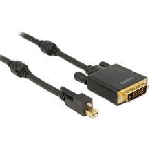 DeLock Kabel mini Displayport 1.2 Stecker mit Schraube