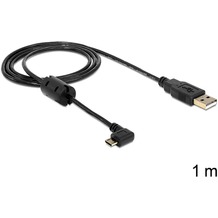DeLock Kabel USB-A Stecker > USB micro-B Stecker gewinkelt