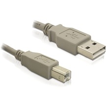 DeLock Kabel USB 2.0 A Stecker > USB 2.0 B Stecker 3 m grau