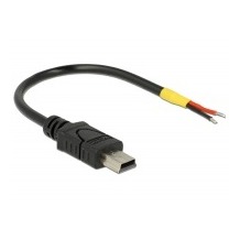 DeLock Kabel USB 2.0 Mini-B Stecker > 2x offene Kabelenden S