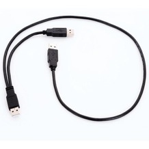 DeLock Kabel USB 2.0 Y 1x USB-A ST > 2x USB-A ST