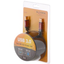 DeLock Kabel USB 3.0-A > B Stecker/Stecker 5 m