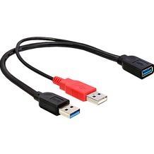 DeLock Kabel USB 3.0-A Buchse > USB 3.0-A Stecker