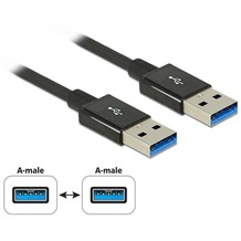 DeLock Kabel USB 3.1 Gen 2 USB Typ-A St. >USB Typ-A St. 0,5m
