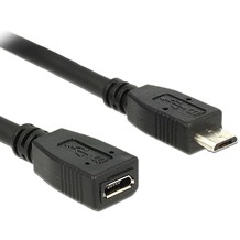 DeLock Kabel USB Verlängerung micro-B Stecker>micro-B Buchse
