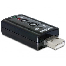 DeLock USB 2.0 Sound Adapter Virtual 7.1 - 24 bit / 96 kHz mit S/PDIF