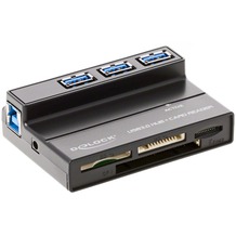 DeLock USB 3.0 Card Reader All in 1 + 3 Port USB 3.0 HUB