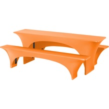 Dena Festzeltgarnituren Fortune E-J 220x50cm Orange