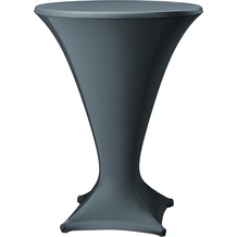 Dena Stehtischhusse Cocktail D1 Ø 80-85 cm, grau dunkel