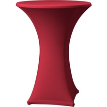 Dena Stehtischhusse Samba D1 Ø 70 cm, rot mit Tischplattenbezug