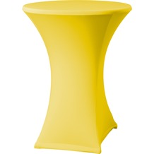 Dena Stehtischhusse Samba D2 Ø 70 cm, gelb mit Tischplattenbezug