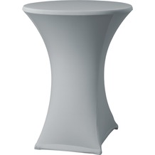 Dena Stehtischhusse Samba D2 grau hell mit Tischplattenbezug Ø 70 cm