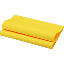 Duni Bio-Dunisoft-Servietten gelb 40 x 40 cm 1/4 Falz 60 Stück