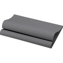 Duni Bio-Dunisoft-Servietten granite grey 40 x 40 cm 1/4 Falz 60 Stück