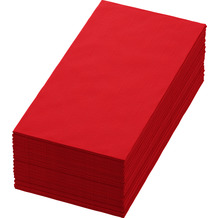 Duni Bio-Dunisoft-Servietten rot 40 x 40 cm 1/8 Buchfalz 60 Stück