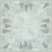Duni Dunicel-Mitteldecken Blue Winter 84 x 84 cm 20 Stück