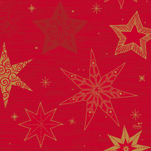 Duni Servietten Tissue Star Stories Red 33 x 33 cm 20 Stück