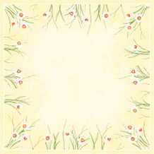 Duni Dunicel-Mitteldecken Daffodil Joy 84 x 84 cm 100 Stück