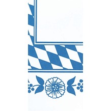Duni Mitteldecken aus Dunicel Motiv Bayernraute, 84 x 84 cm
