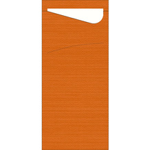 Duni Sacchetto Zelltuch Sun Orange/weiß 190 x 85 mm 100 Stück