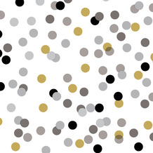 Duni Servietten Tissue Dream Dots Black 24 x 24 cm 20 Stück