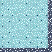 Duni Servietten Tissue Rice Blue 24 x 24 cm 20 Stück