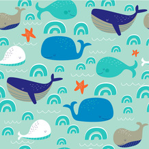 Duni Servietten Tissue Whales 33 x 33 cm 20 Stück