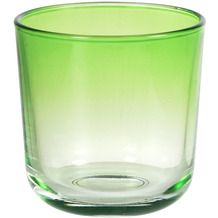 Duni Switch & Shine Kerzenhalter Ouri 81 x Ø 72,5 mm, leaf green, Glas 1 Stück