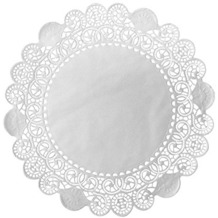 Duni Torten-Spitzen rund weiß, ø 10 cm, 250 Stück