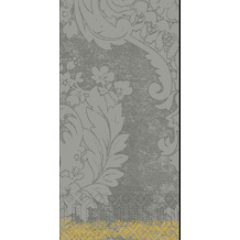 Duni Zelltuchservietten 40 x 40 cm, 3-Lagig, 1/8-Kopffalz, Motiv Royal granite grey 250 Stück